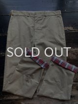 画像: 80s〜oshkosh 裏地ネル ワークパンツ