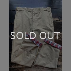 画像: 80s〜oshkosh 裏地ネル ワークパンツ