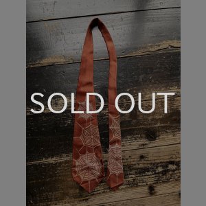 画像: 1940〜1950s スパイダーウェブ柄 ネクタイ