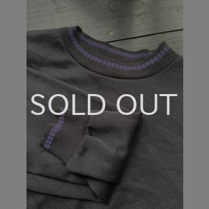 画像: 90s USA製 柄リブ アクリルスウェット