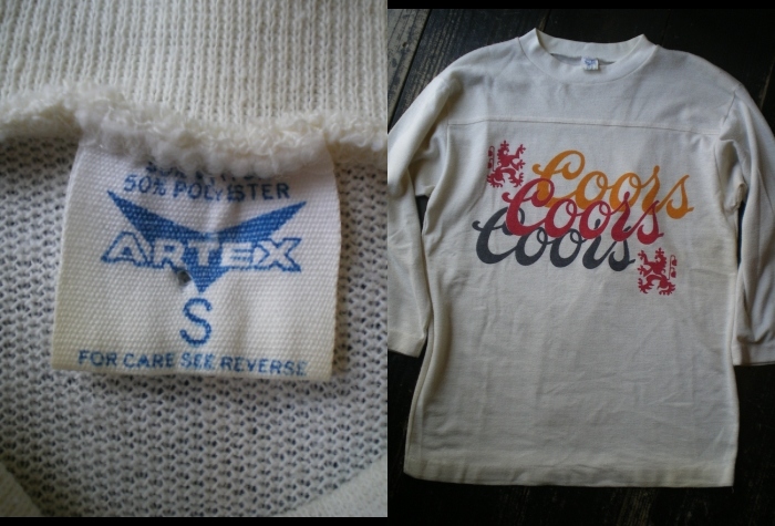 画像: 70S　ARTEX　Coors Tシャツ