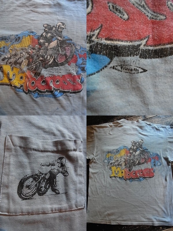 画像: 70S　スカルマリファナTシャツ