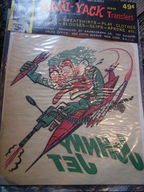 画像: 1963S　MANI YACK　Transfers JOHNNY JET