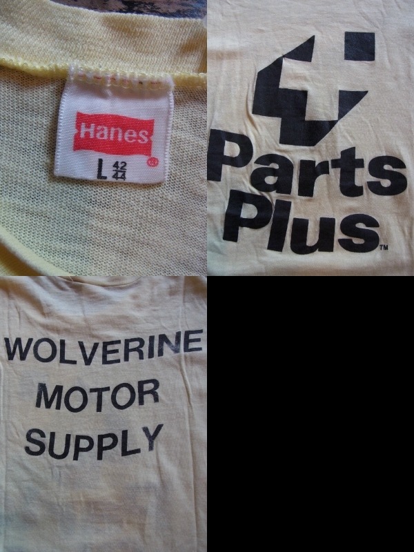 画像: 70〜80S　WOLVERINE　MOTOR　SUPPLY　Tシャツ