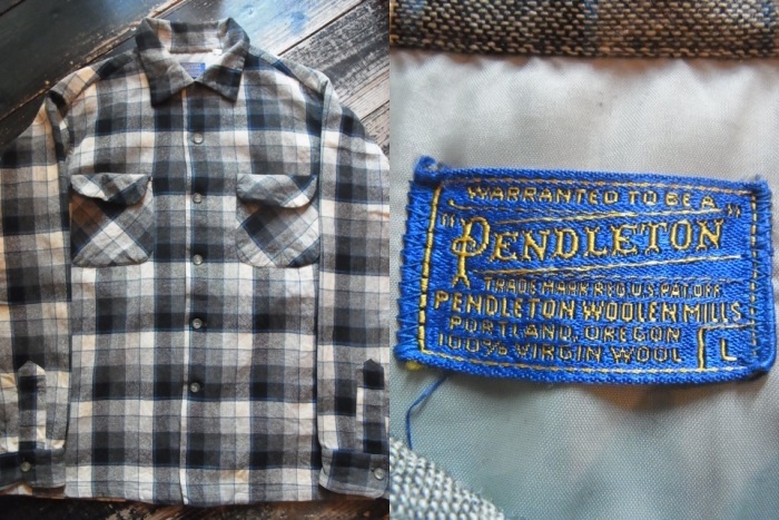 画像: 50〜60S PENDLETON ウールシャツ