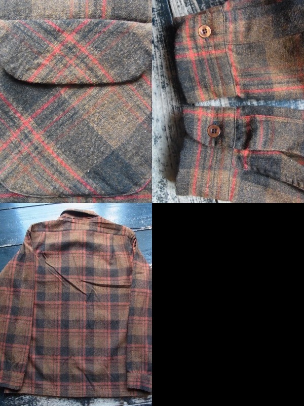 画像: 60S PENDLETON ウールシャツ