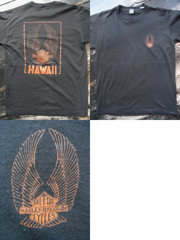 画像: 80S HAREY-DAVIDSON　HAWAII　Tシャツ