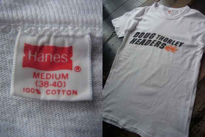 画像: 70S　Hanes　DOUG　THORLEY HEADER　Tシャツ