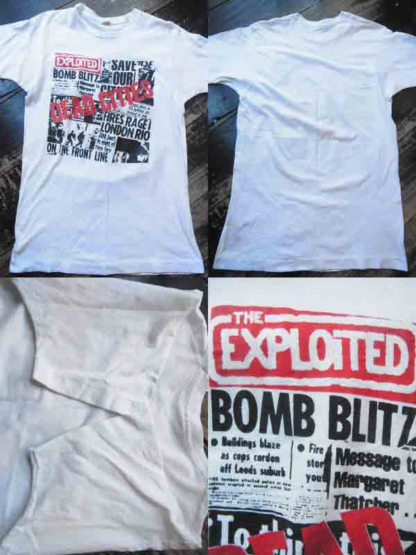 画像: 80S　THE EXPLOITED DEAD CITIES Tシャツ