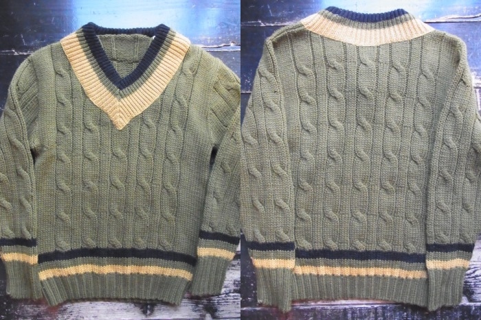 画像: 60〜70s Vネック セーター
