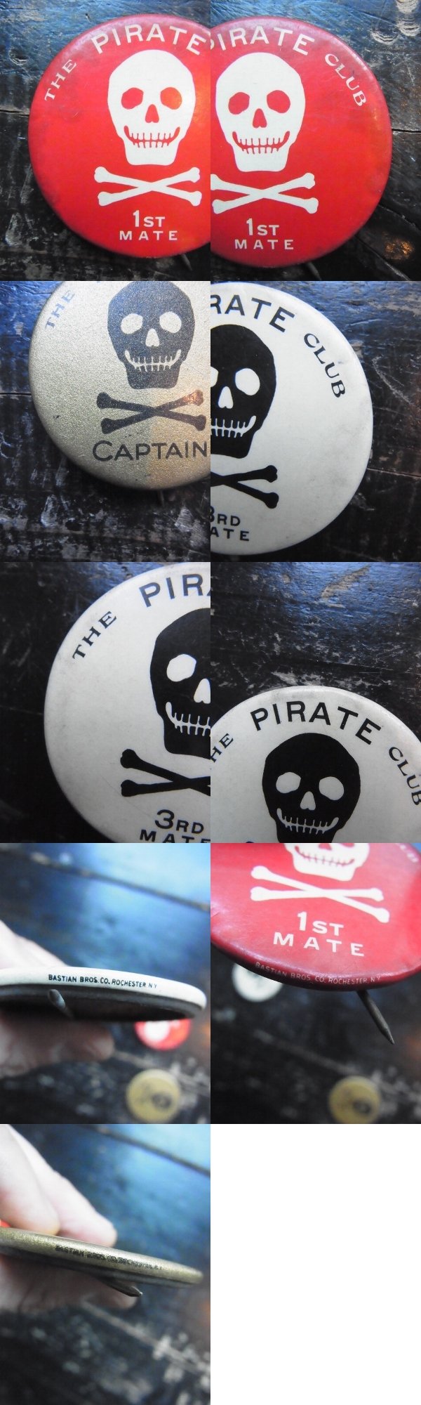 画像: 50s  THE PIRATE CLUB バッジ