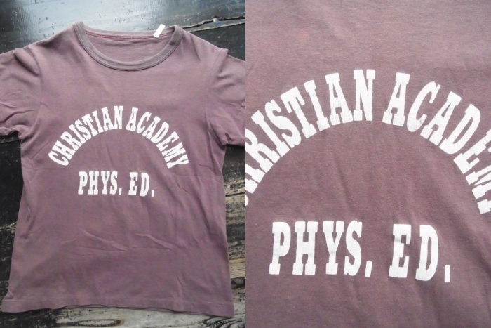 画像: 60〜70s CHRISTIAN ACADEMY Tシャツ