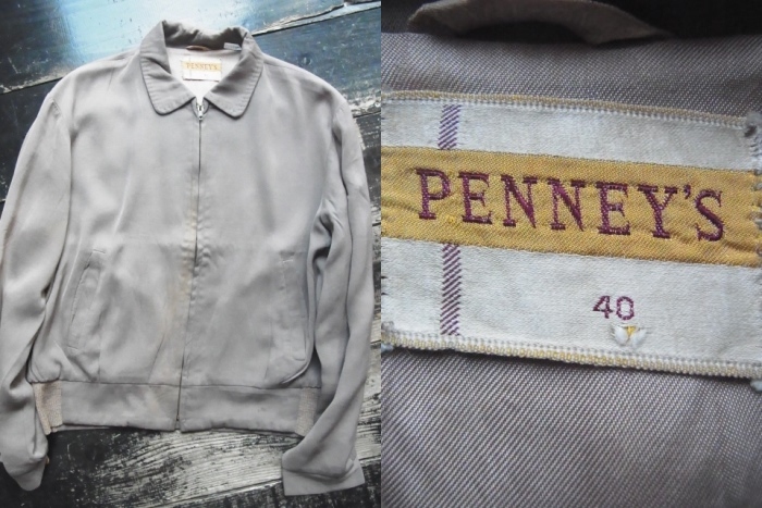 画像: 50s PENNEYS レーヨン ブルゾン