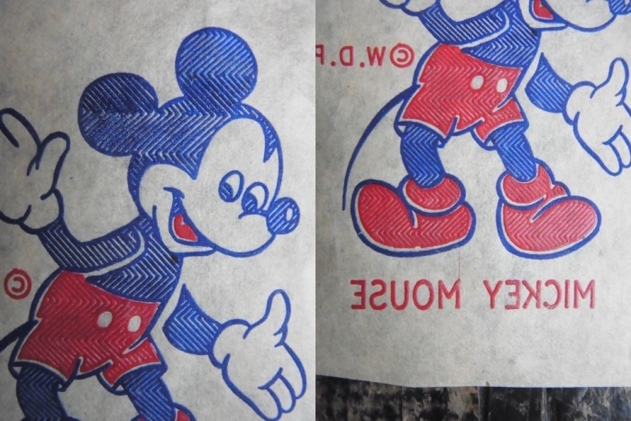 画像: 40〜50s ミッキーマウス 転送紙