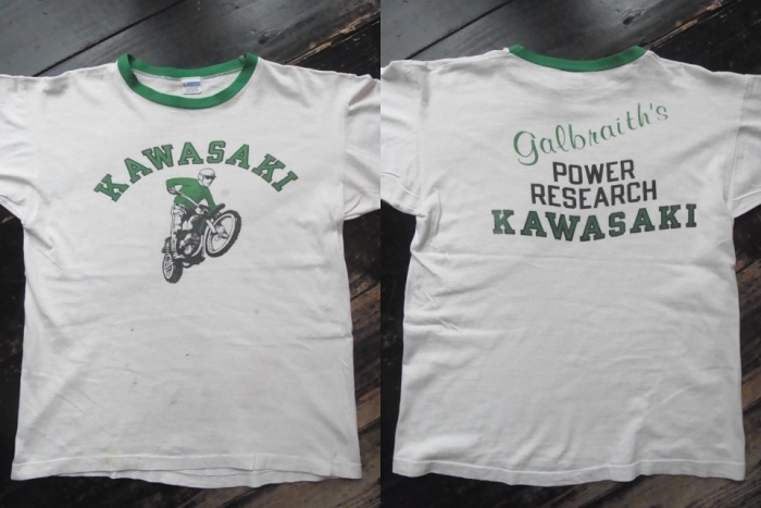 画像: 70s champion KAWASAKI リンガーTシャツ