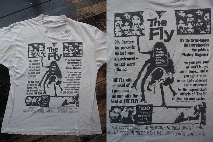 画像: 80s The Fly Tシャツ