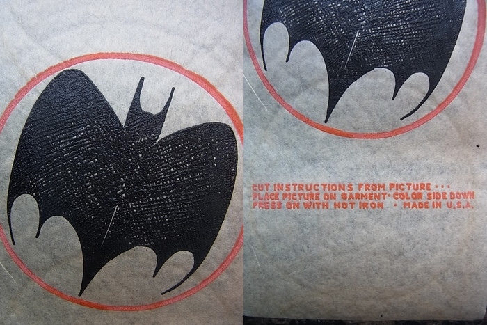 画像: 60s 蝙蝠 転写紙
