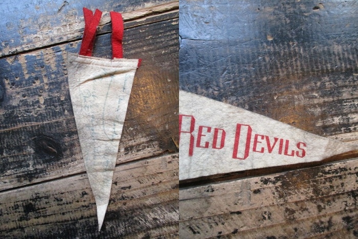 画像: 40〜50s RED DEVILS ペナント