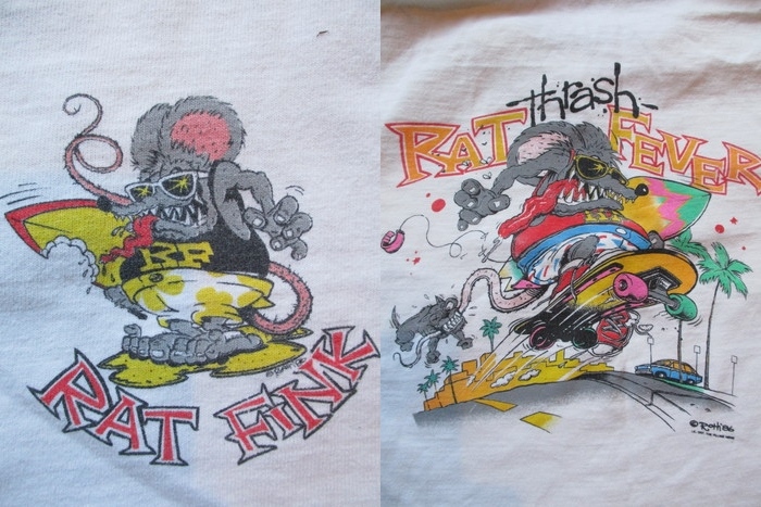 画像: 80s RAT FINK Tシャツ