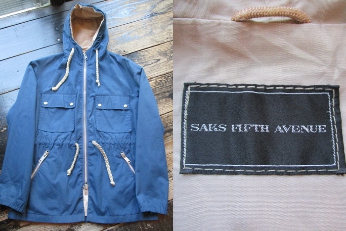 画像: 70s SAKS FIFTH AVENUE パーカー