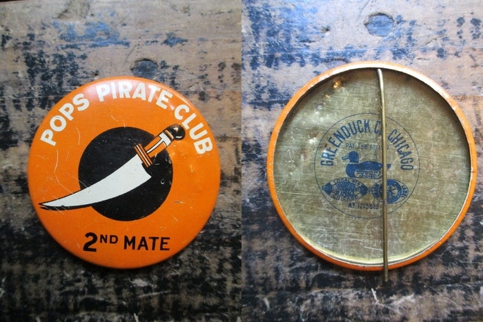 画像: 30〜40s POPS PIRATE CLUB 2rd MATE 缶バッジ