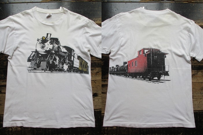 画像: 90s 機関車 デザインTシャツ