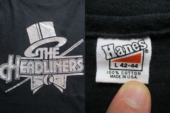 画像: 70s THE HEADLINERS Tシャツ