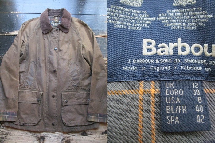 画像: イングランド製 レディース Barbour オイルド ジャケット