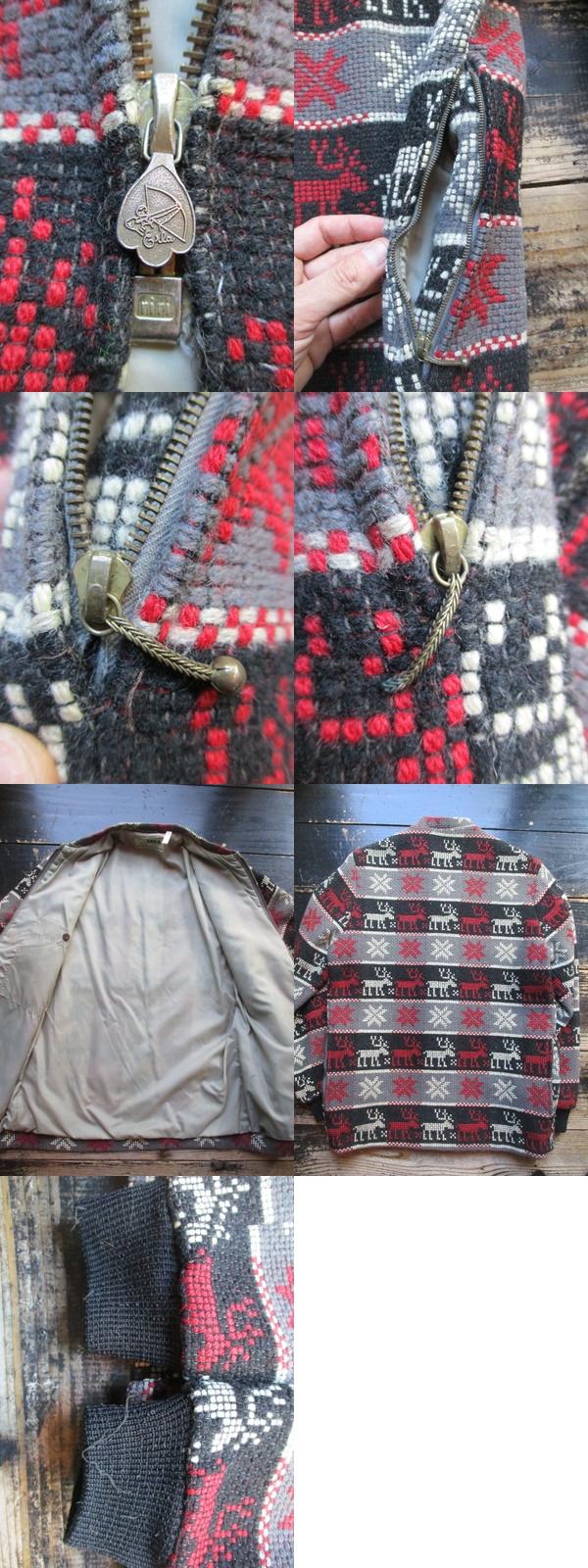 画像: 60〜70s スウェーデン製 ウールジャケット