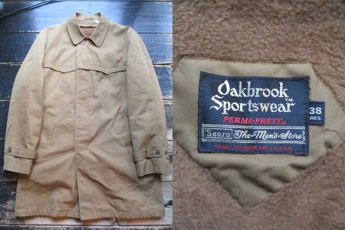 画像: 70s oakbbrook sportswear sears ステンカラーコート