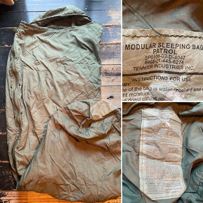 画像: 米軍 MODULAR SLEEPING BAG PATROL