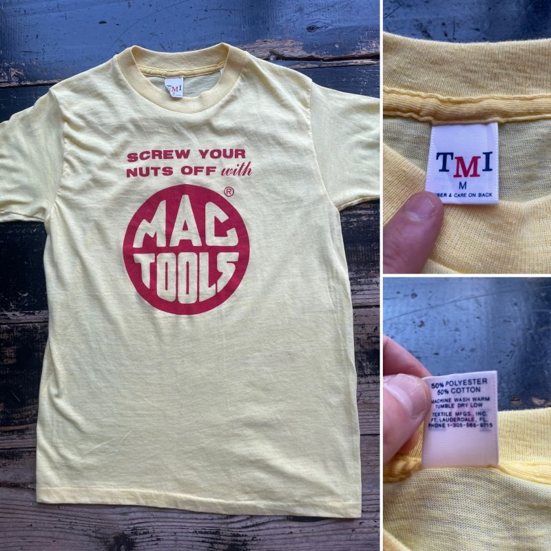 画像: 80s MACTOOLS Tシャツ