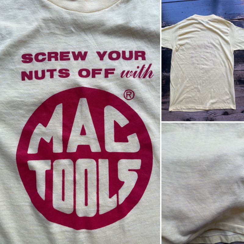 画像: 80s MACTOOLS Tシャツ