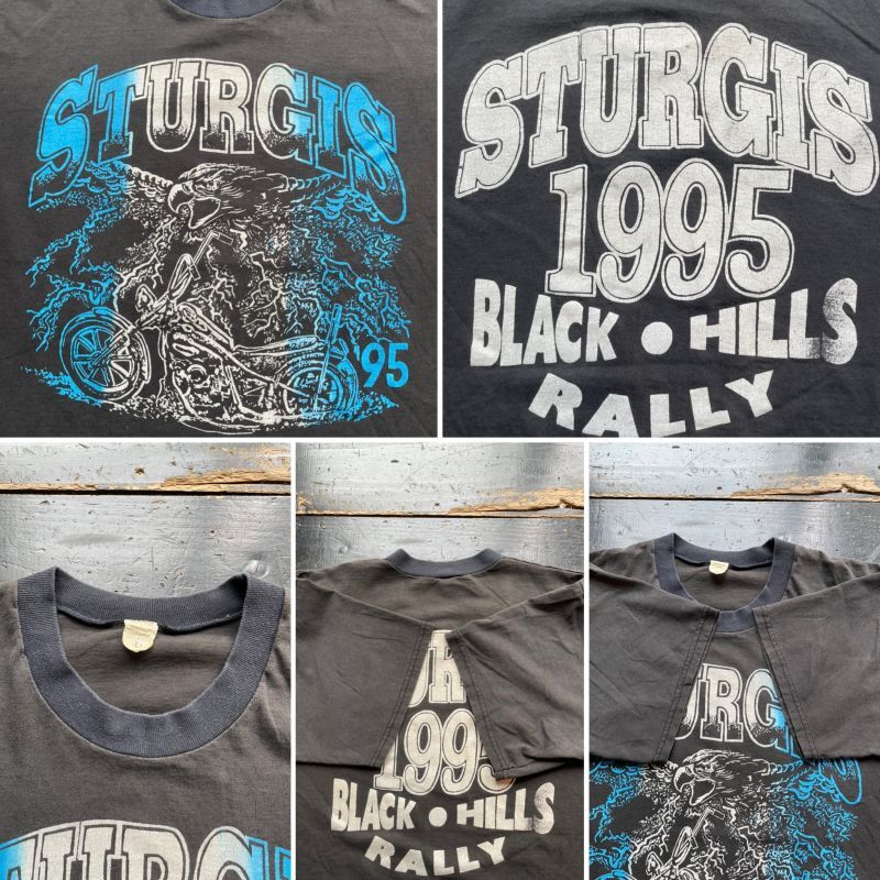 画像: 90s STURGIS バイカー Tシャツ