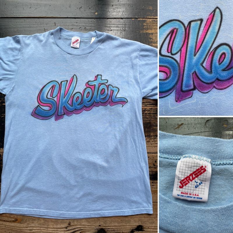 画像: 80〜90s Skeeter エアブラシ Tシャツ