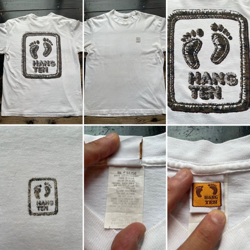 画像: 90s HANG TEN Tシャツ