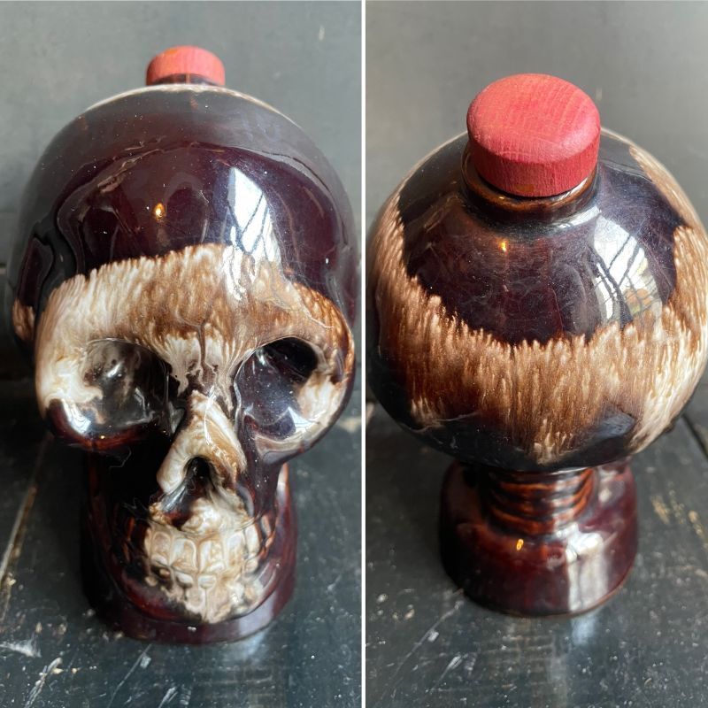 画像: 60s skull  decanter 