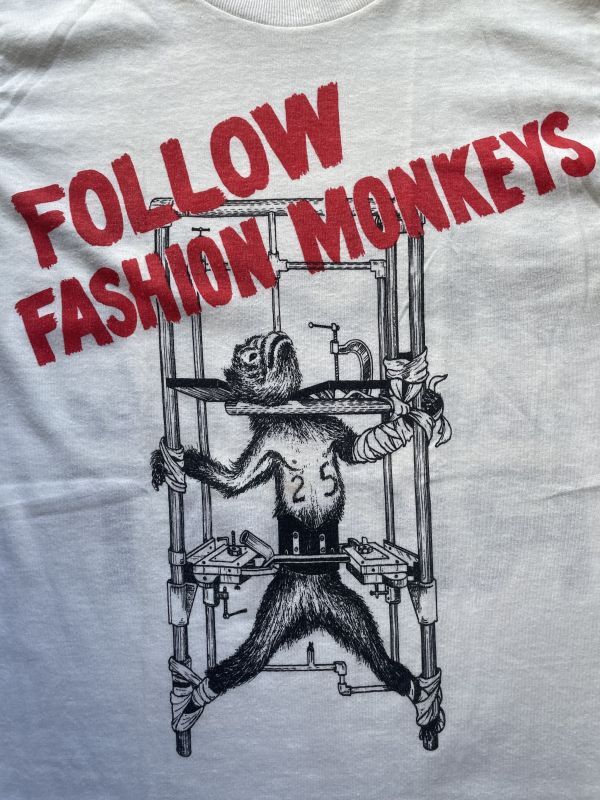 画像: 80s FOLLOW FASHION MONKEYS Tシャツ