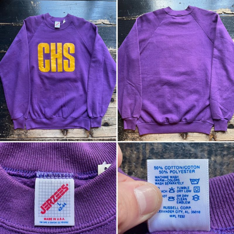 画像: 80〜90s USA製 CHS スウェット