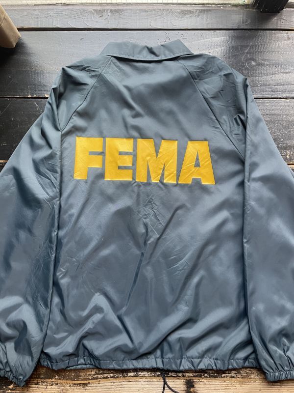 画像1: 80s FEMA USA製 ナイロン コーチジャケット