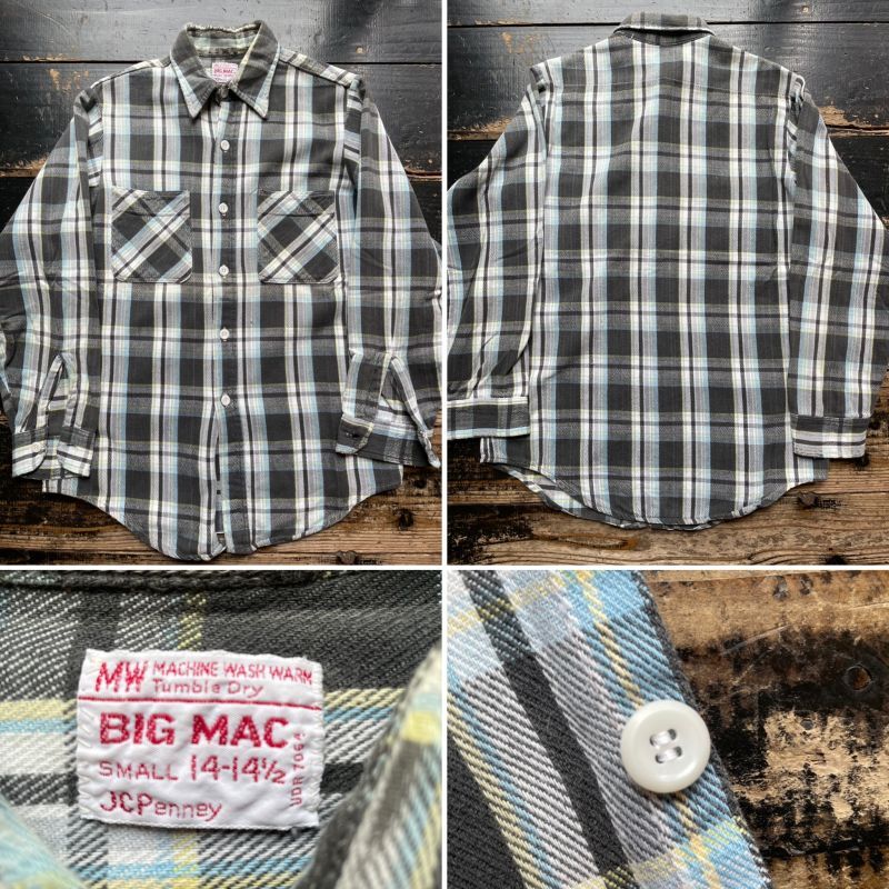 画像: 70s BIG MAC ヘビーネルシャツ