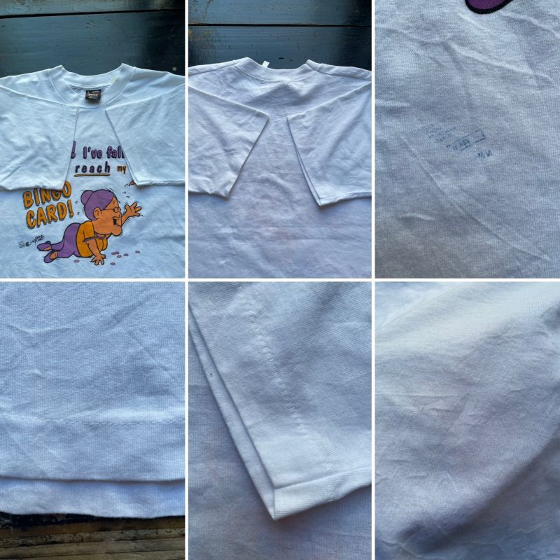 画像: 90s USA製 ビンゴ ゲーム ギャグ  Tシャツ