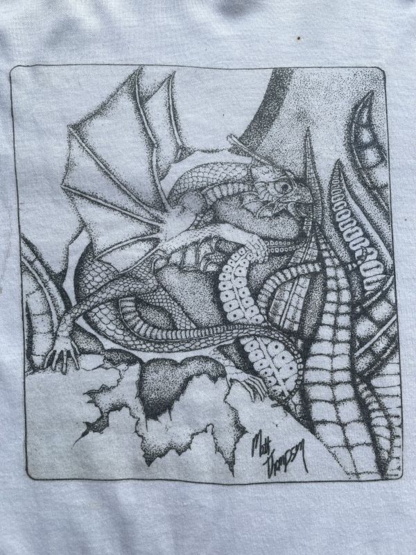 画像1: 80s ドラゴン Tシャツ