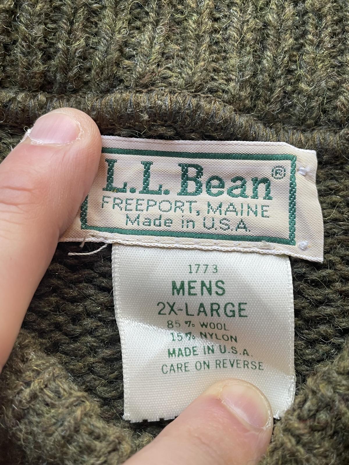 画像: 90s L.L.Bean USA製 ニット