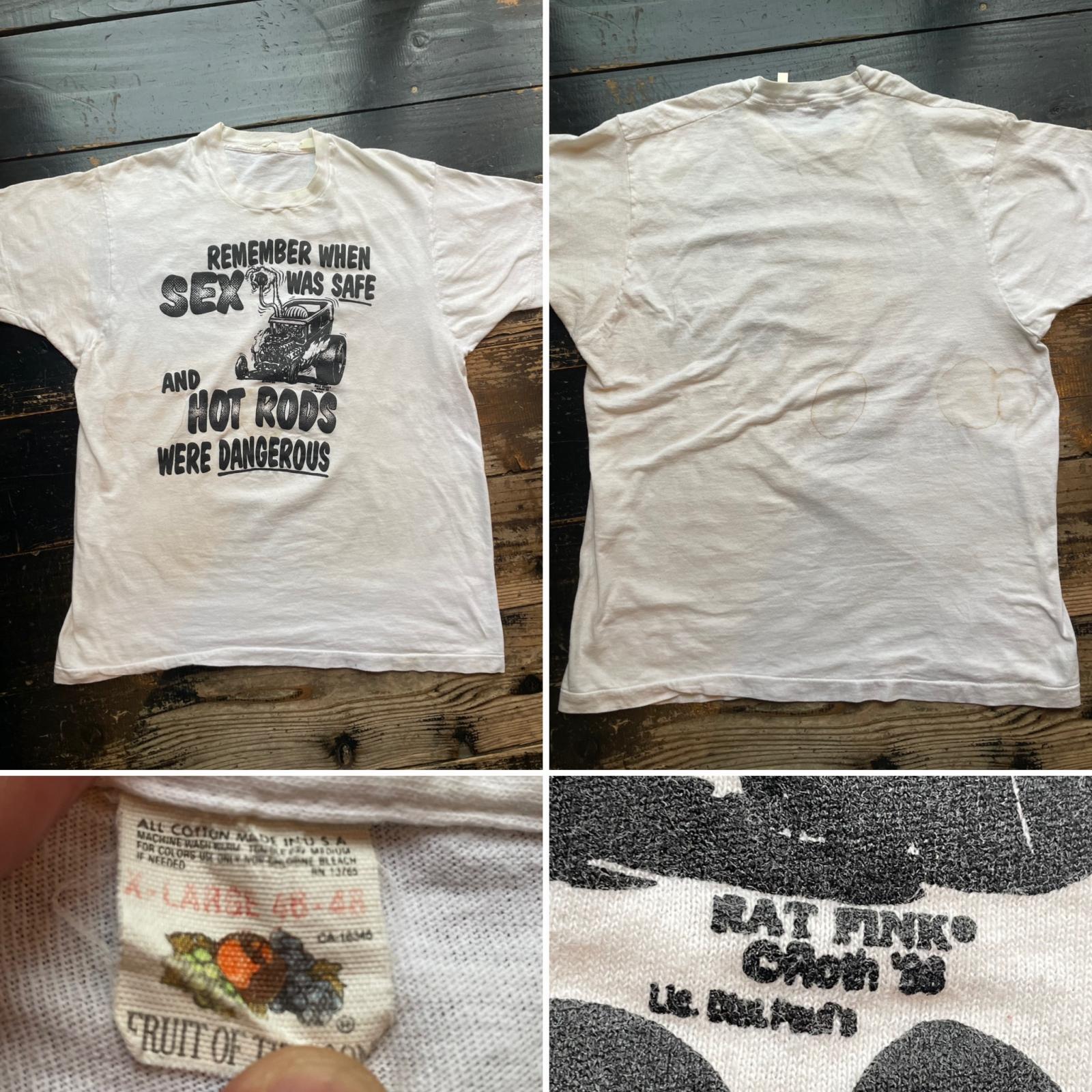 画像: 80s ED ROTH RAT FINK HOTROD SEX Tシャツ