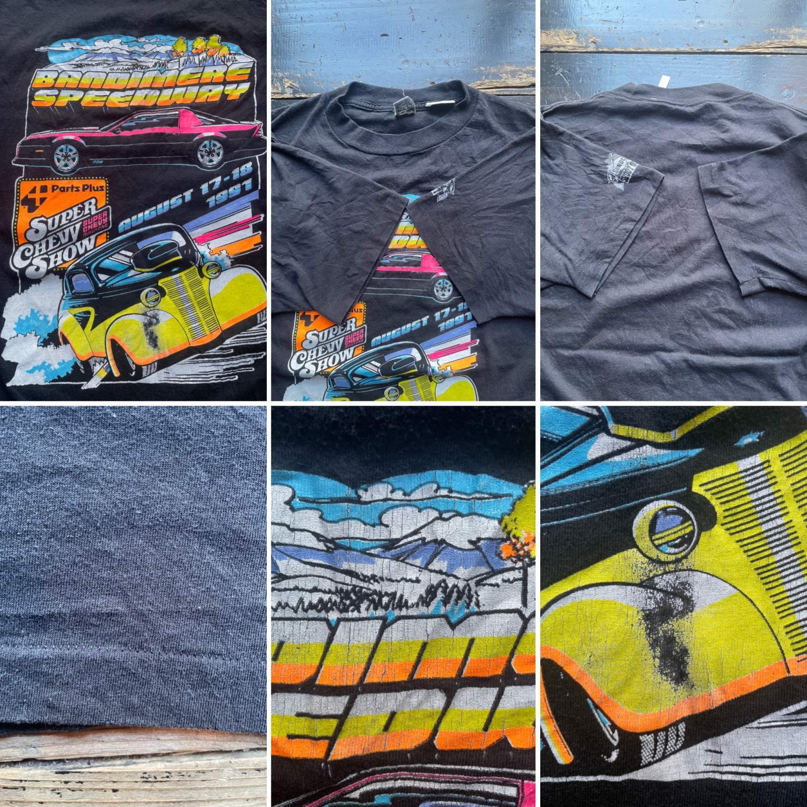 画像: 90s カーショー Tシャツ