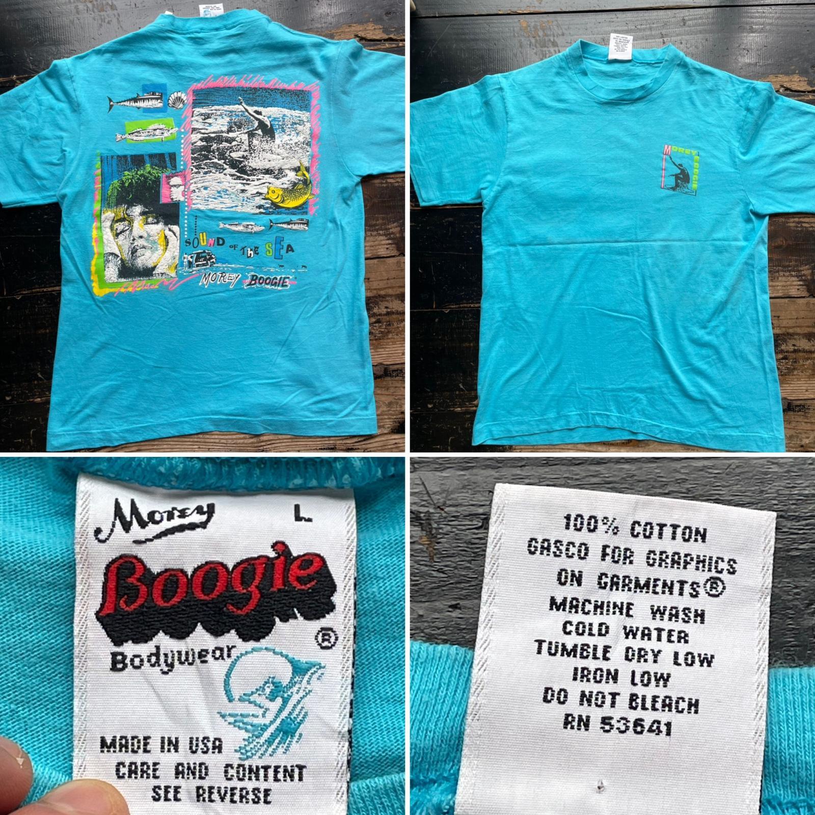 画像: 80〜90s USA製 発泡プリント サーフ Tシャツ