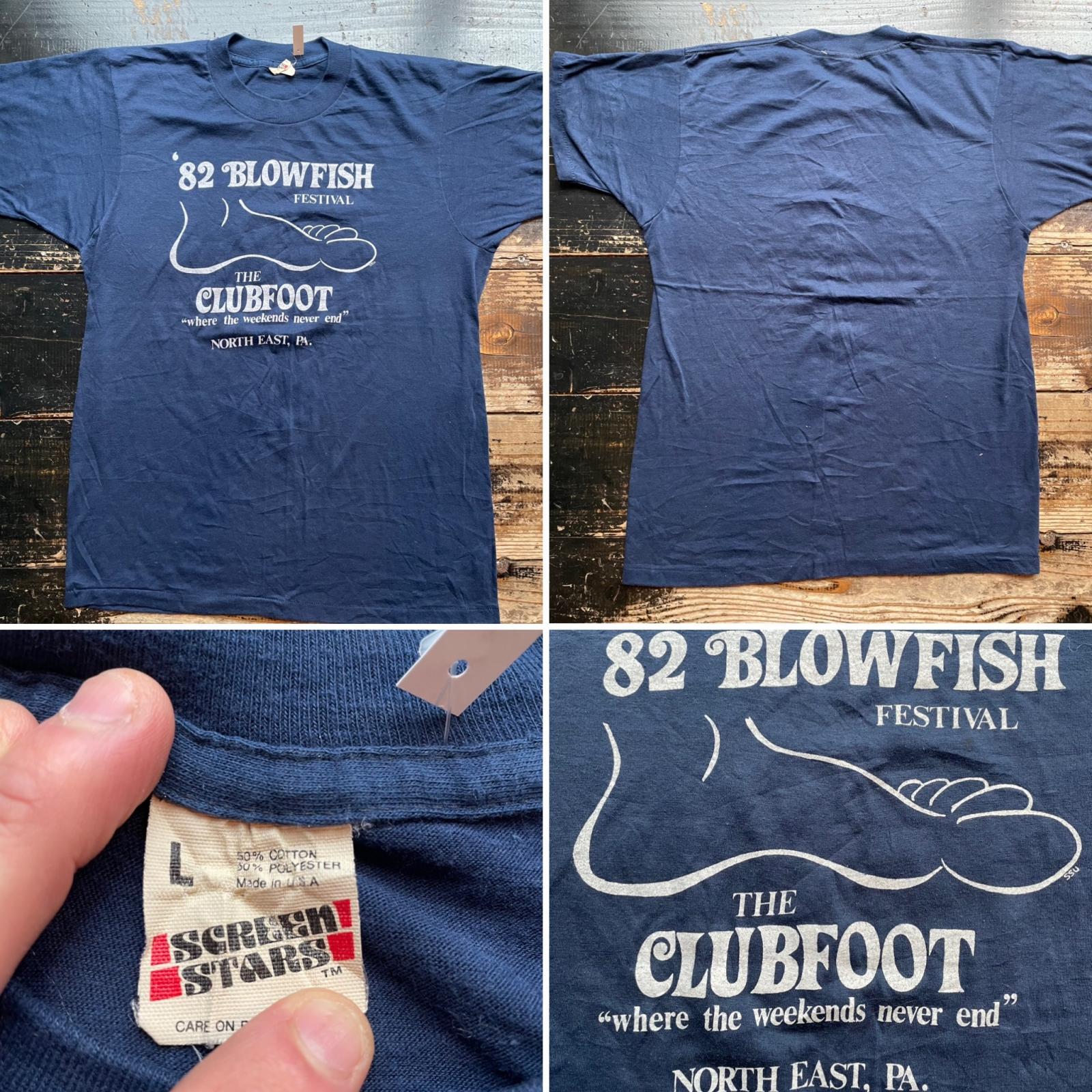 画像: 80s ビッグフット 足 バルーンフェスティバル Tシャツ