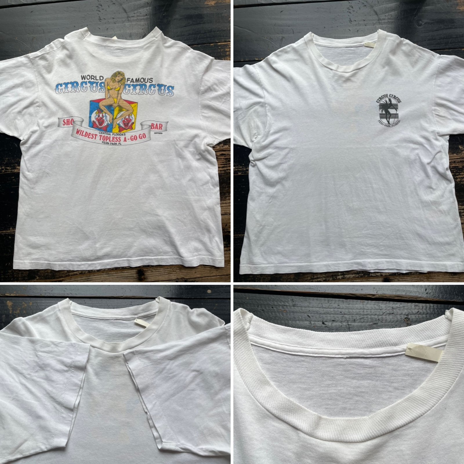 画像: 80〜90s トップレスバー エロ Tシャツ
