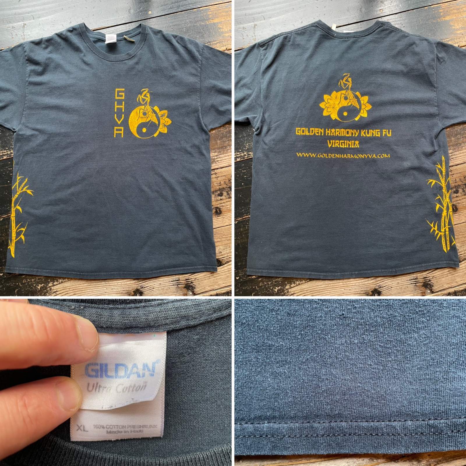画像: 2000s〜 カンフー マルチプリント Tシャツ